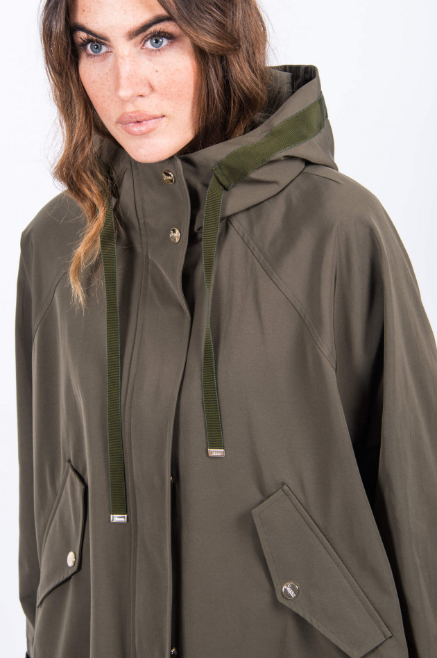 Herno Kurzer Parka in Oliv