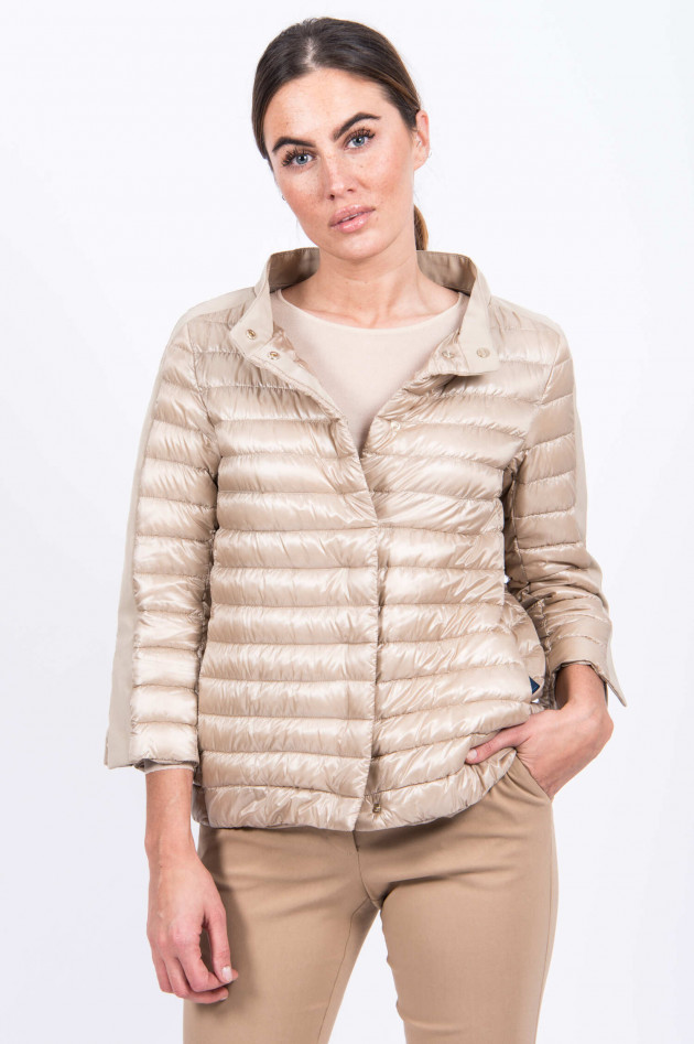 Herno Daunensteppjacke in Beige