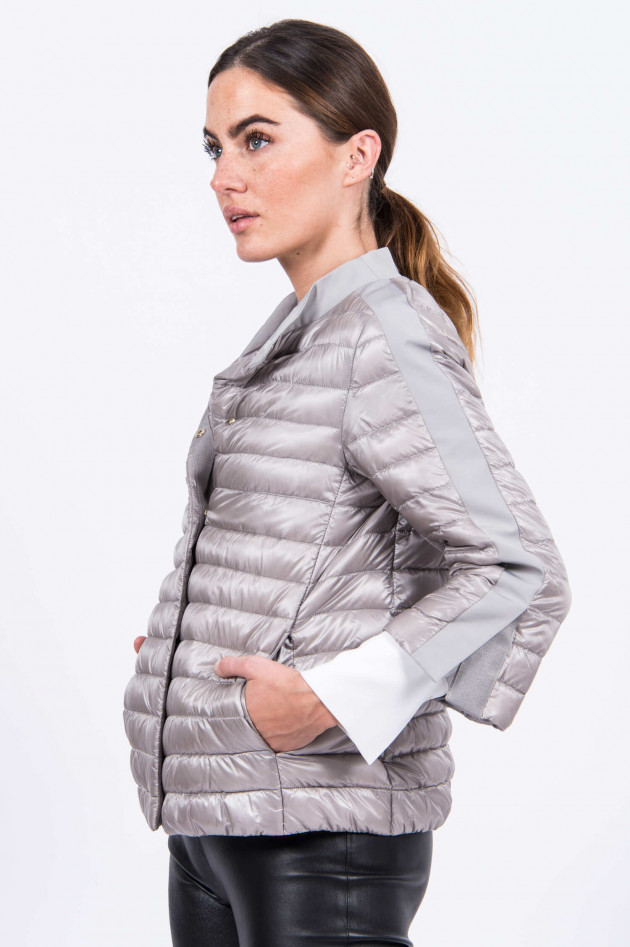 Herno Daunensteppjacke in Silber