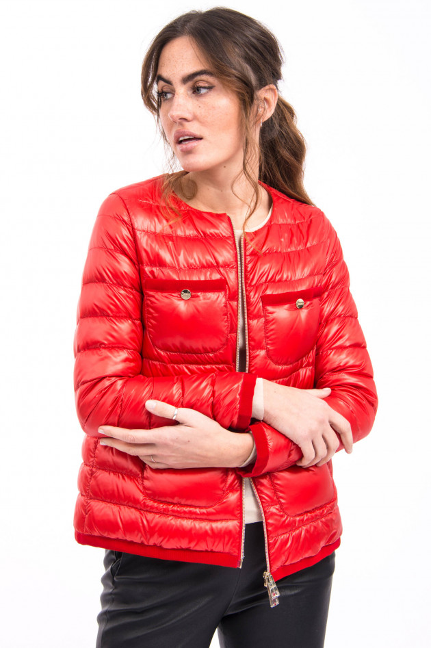 Herno Leichte Daunenjacke in Rot