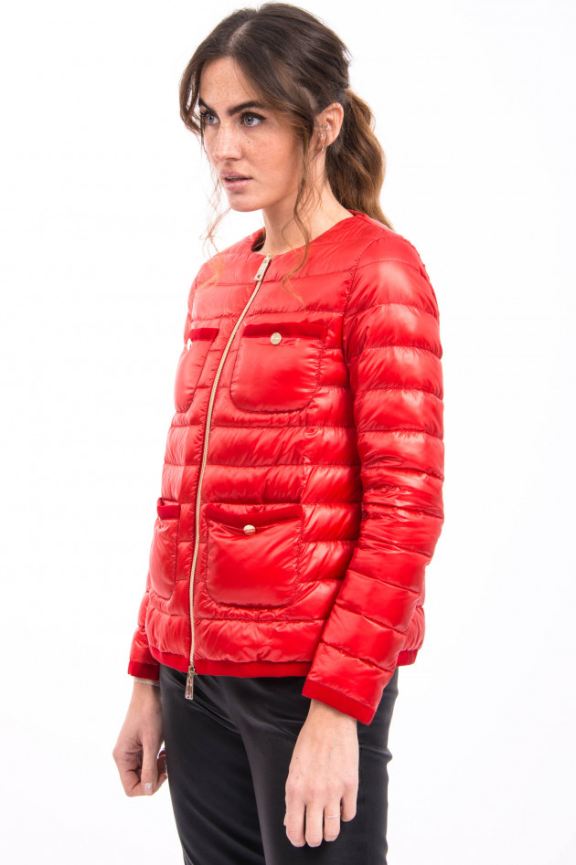 Herno Leichte Daunenjacke in Rot