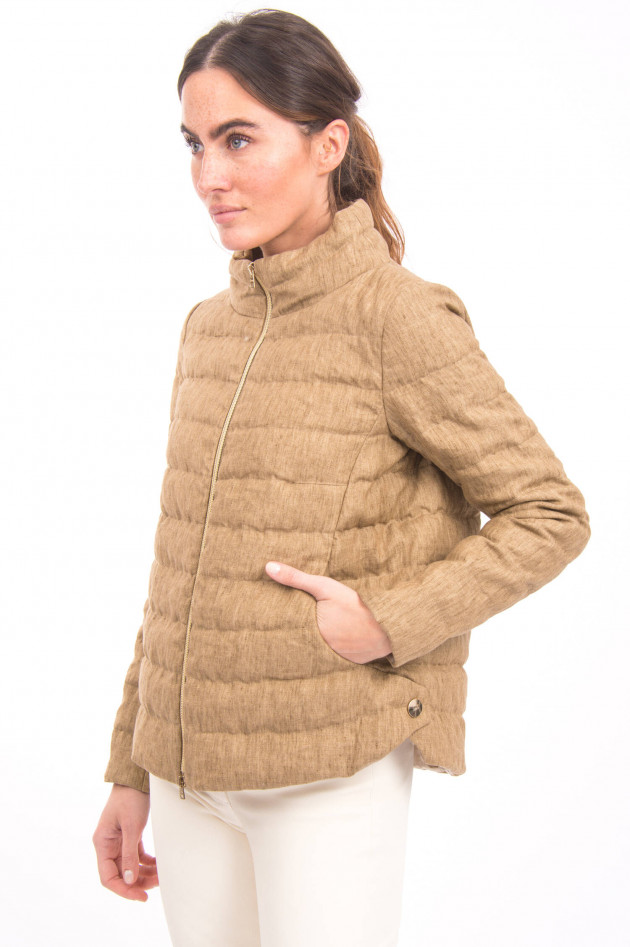 Herno Leinenjacke in Camel