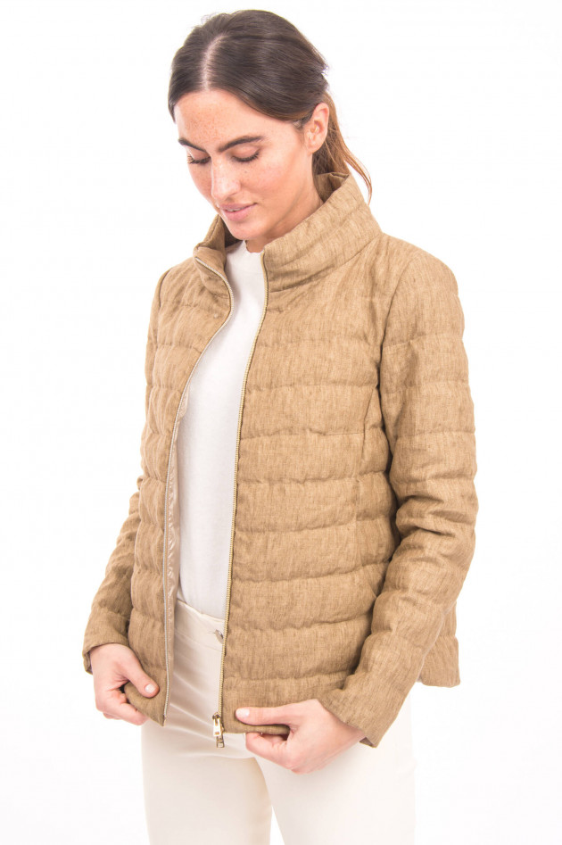 Herno Leinenjacke in Camel