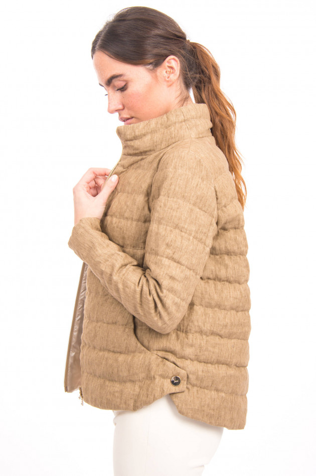 Herno Leinenjacke in Camel