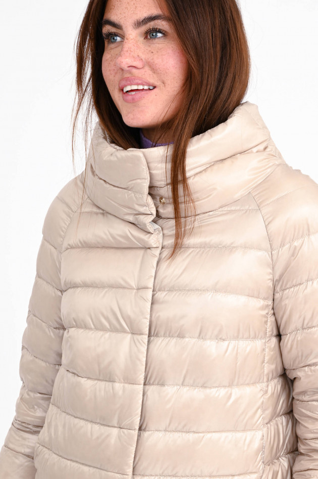 Herno Daunenjacke mit 3/4-Arm in Champagner