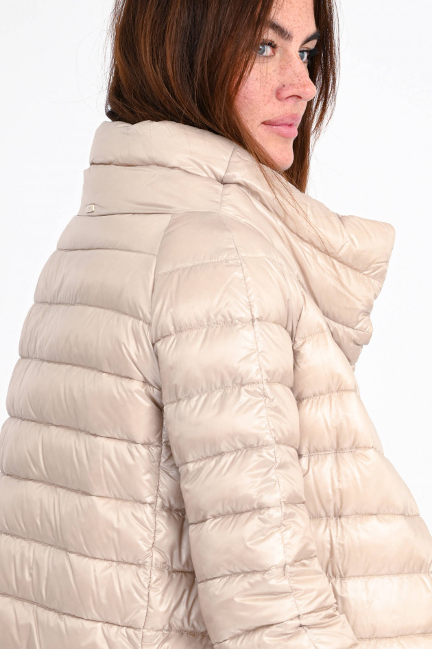 Herno Daunenjacke mit 3/4-Arm in Champagner