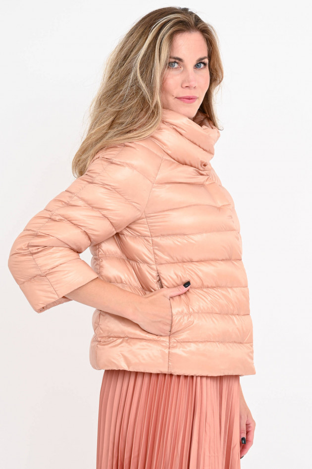 Herno Daunenjacke mit 3/4-Arm in Grapefruit