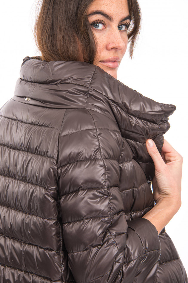 Herno Daunenjacke mit 3/4-Arm in Espresso