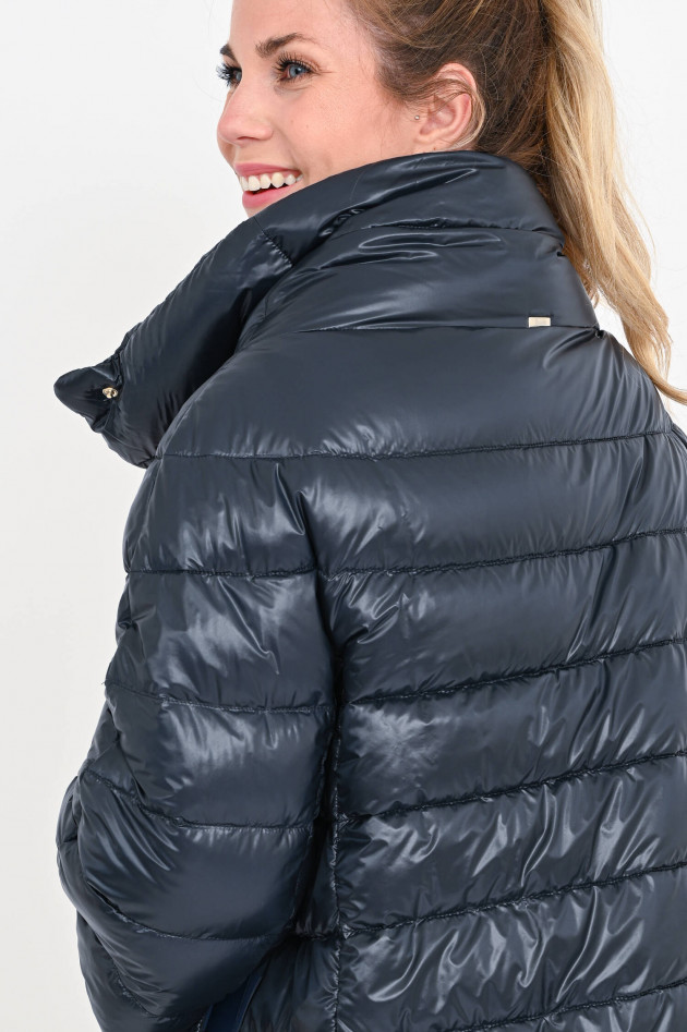 Herno Daunenjacke mit Stehkragen in Midnight