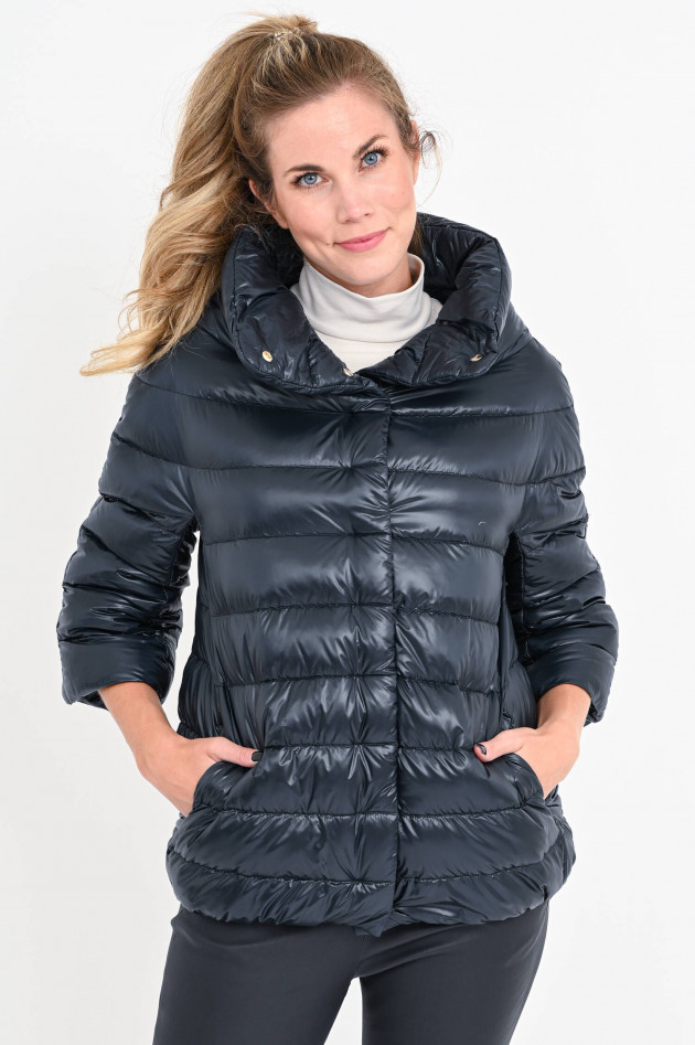 Herno Daunenjacke mit Stehkragen in Midnight