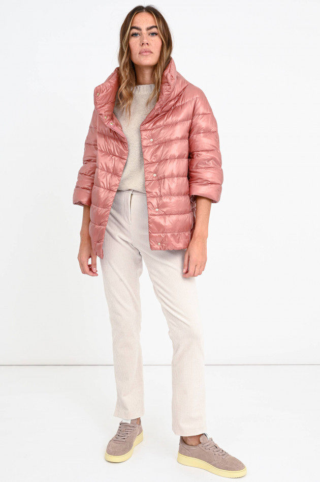 Herno Daunenjacke mit Stehkragen in Rose