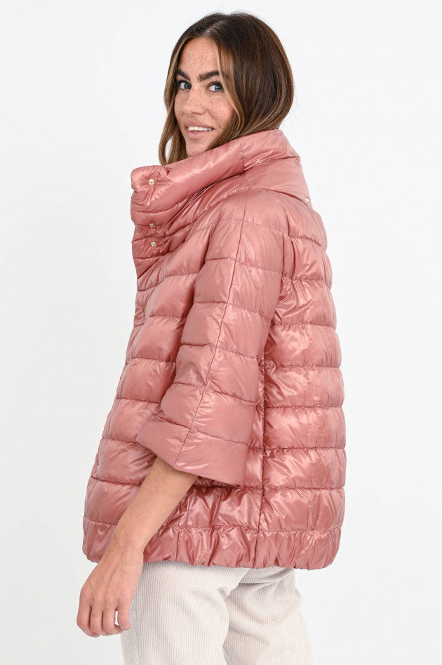 Herno Daunenjacke mit Stehkragen in Rose