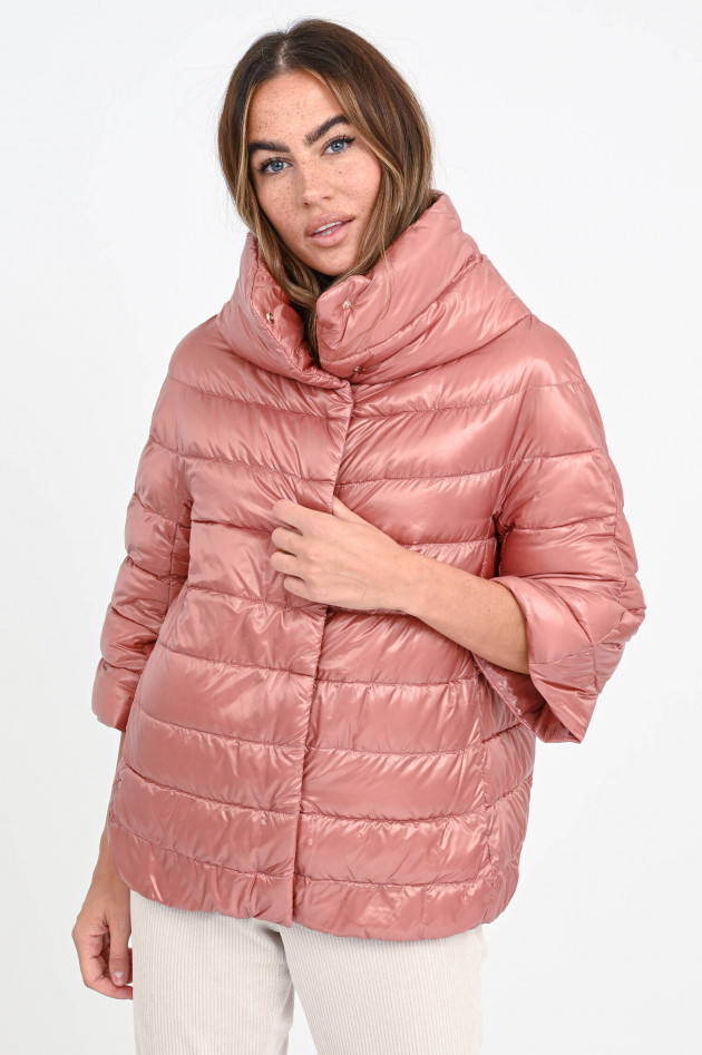 Herno Daunenjacke mit Stehkragen in Rose