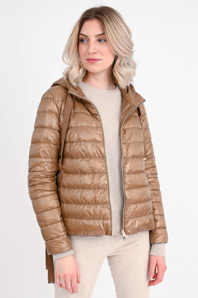 Herno Gesteppte Daunen-Jacke in Camel