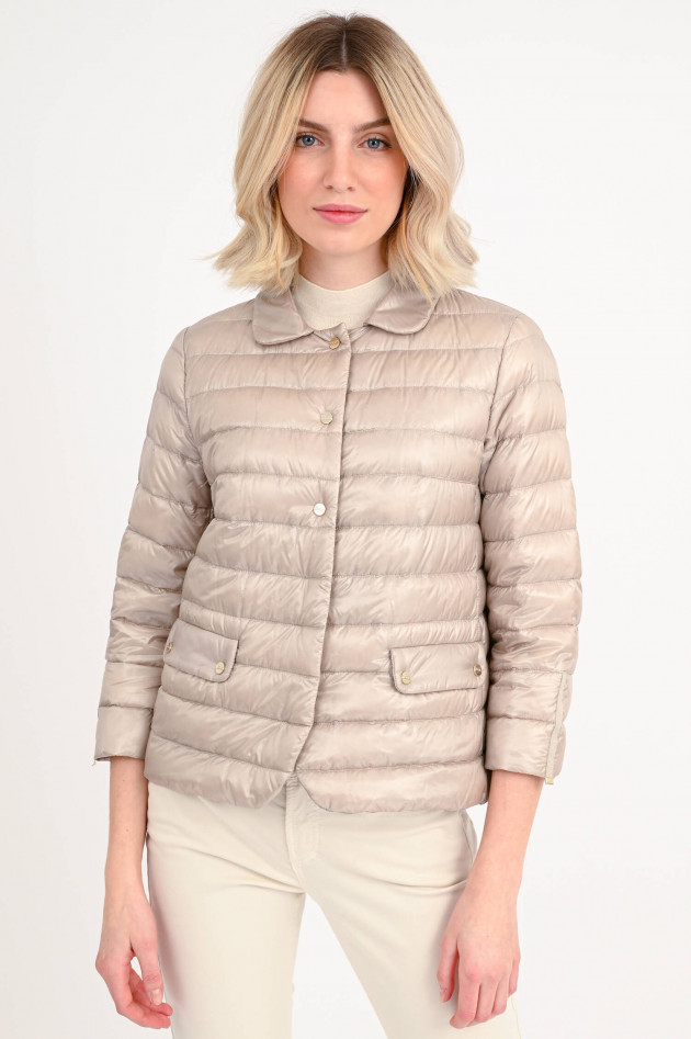 Herno Kurze Daunenjacke in Beige