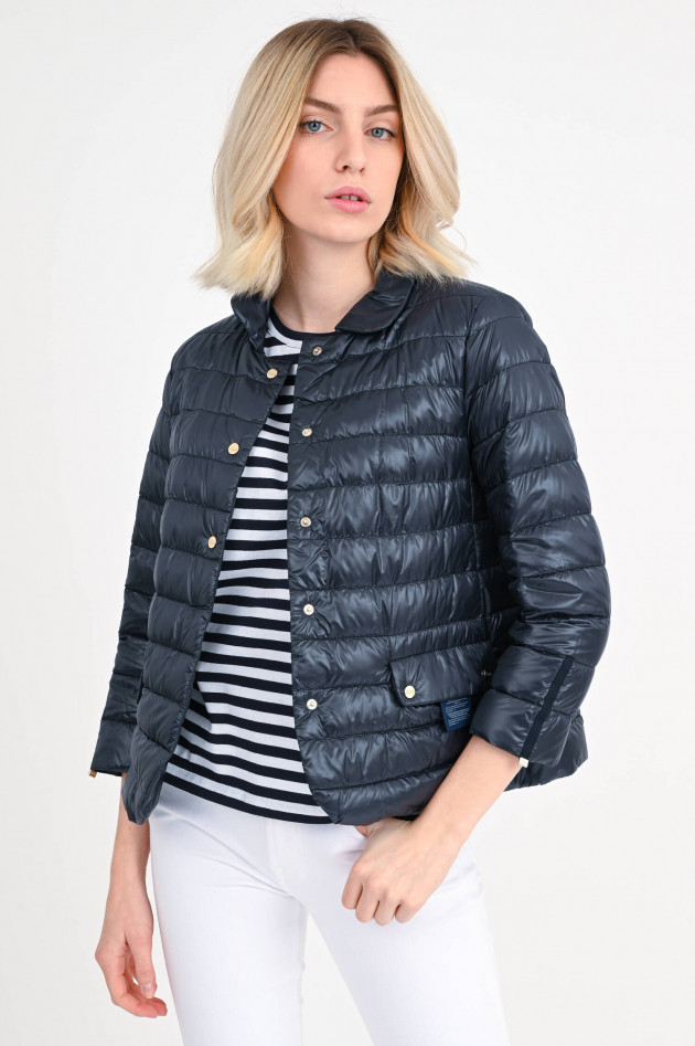 Herno Kurze Daunenjacke in Navy