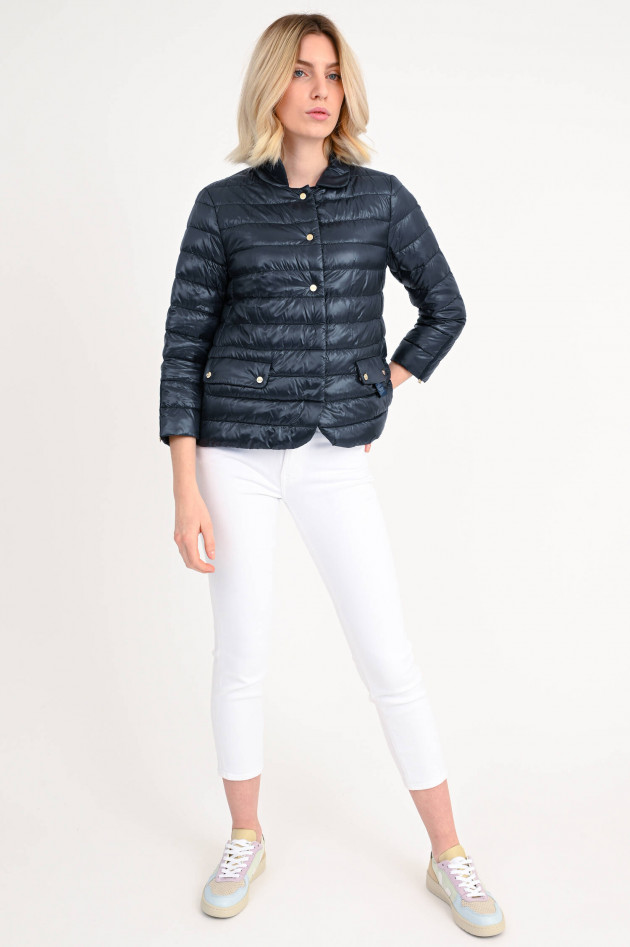 Herno Kurze Daunenjacke in Navy