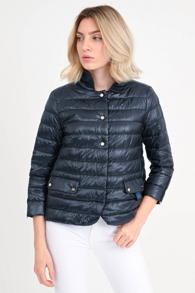 Herno Kurze Daunenjacke in Navy