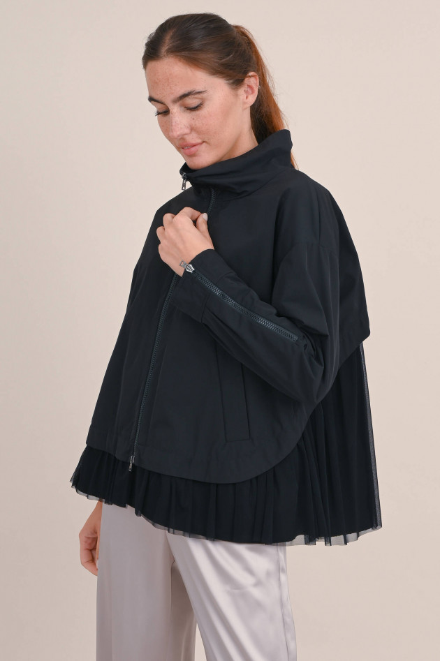 Herno Jacke mit Tüll-Details in Schwarz