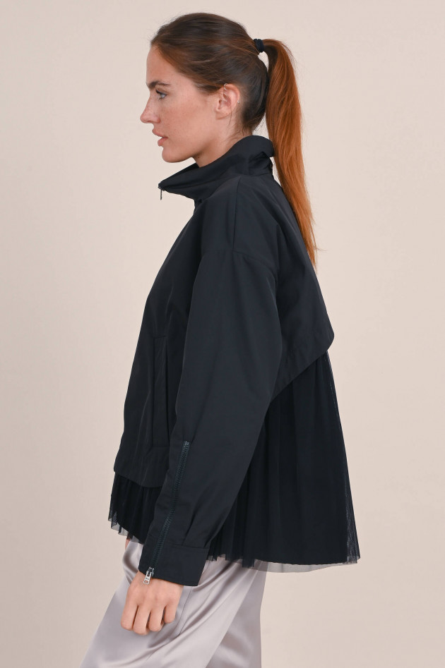 Herno Jacke mit Tüll-Details in Schwarz