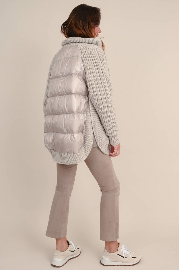 Herno Strickjacke mit Steppung in Natur