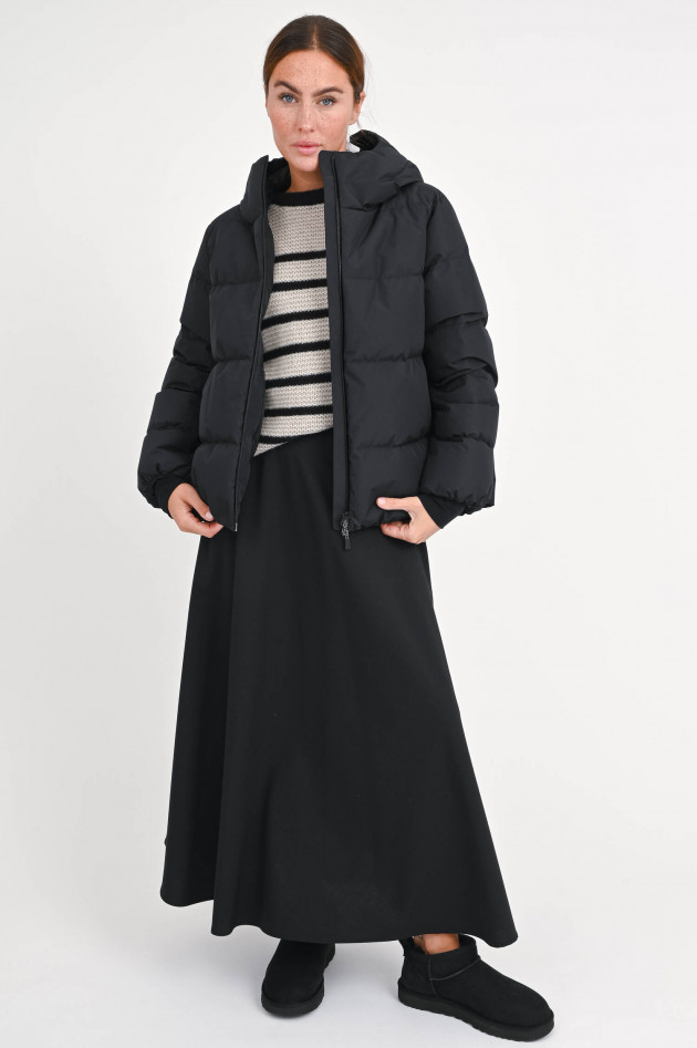 Herno Stepp-Jacke in mattem Schwarz