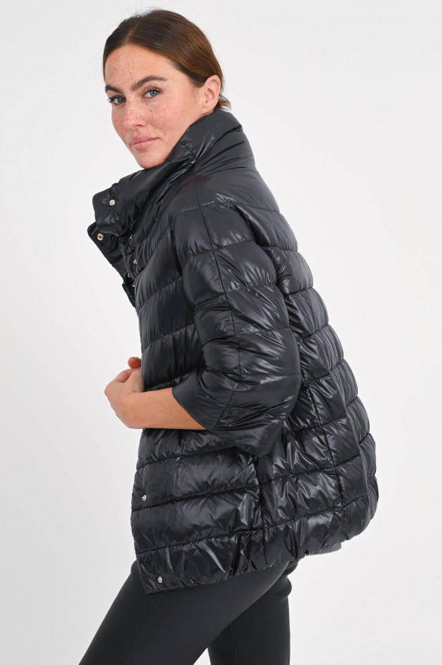 Herno Daunenjacke AMINTA mit 3/4-Arm in Schwarz