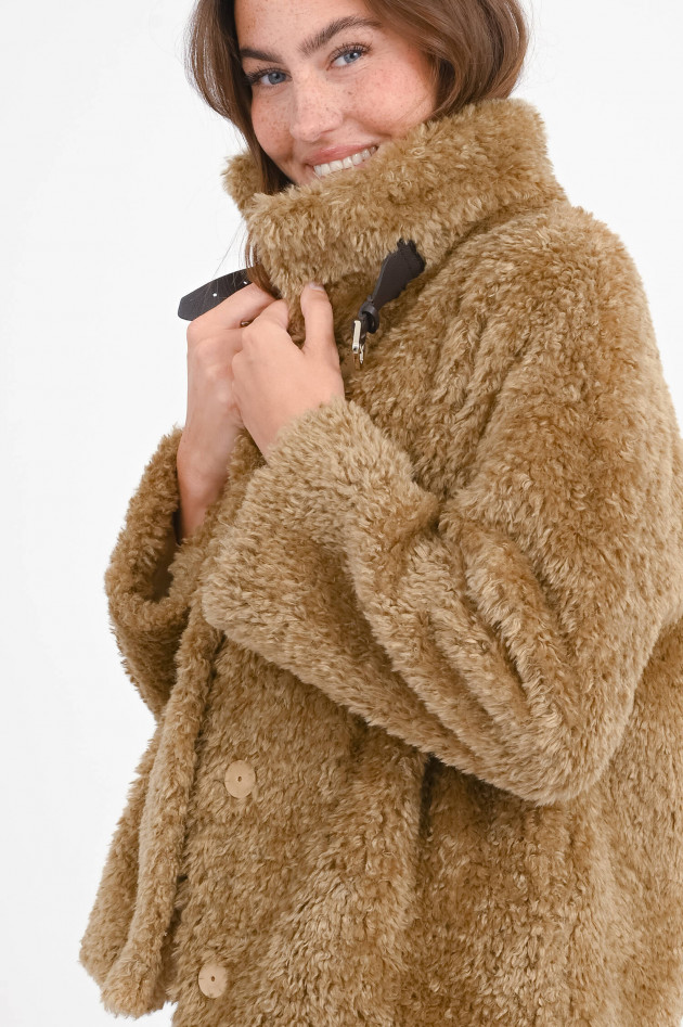 Herno Teddyjacke in Karamell