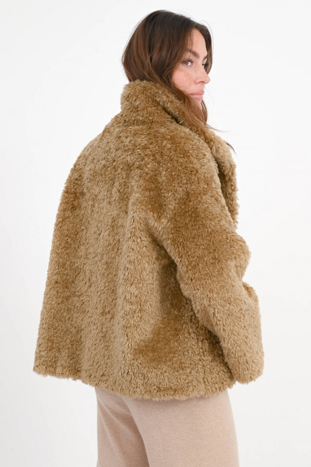 Herno Teddyjacke in Karamell