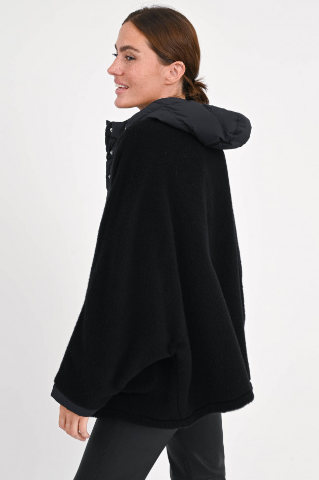 Herno Wollcape in Schwarz