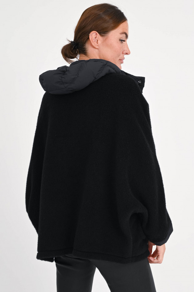 Herno Wollcape in Schwarz