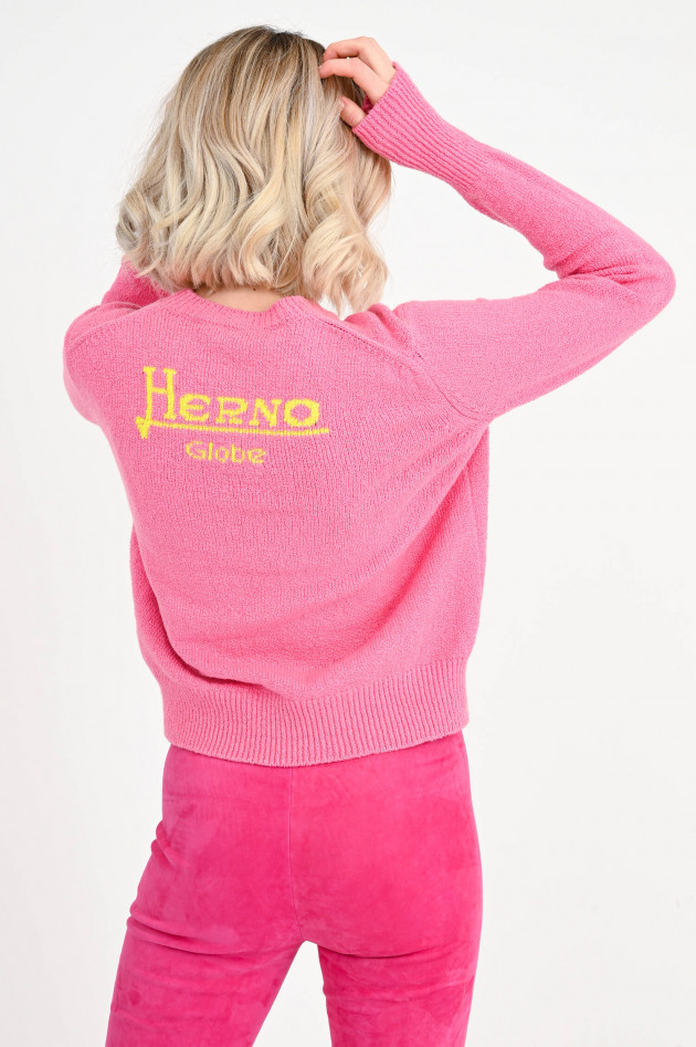Herno Pullover #GREEN VIBES in Light Pink