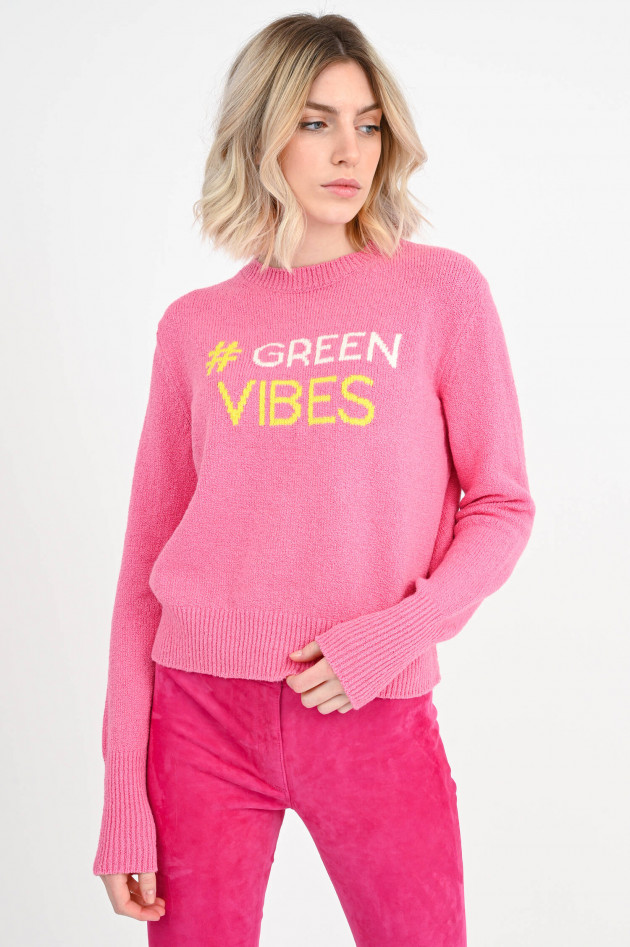Herno Pullover #GREEN VIBES in Light Pink