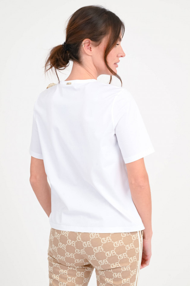 Herno Baumwollshirt mit Schleifen-Detail in Weiß