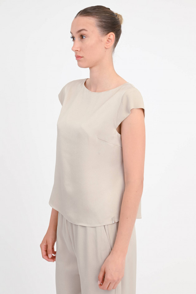 Herno Oberteil in Satin-Optik in Chantilly