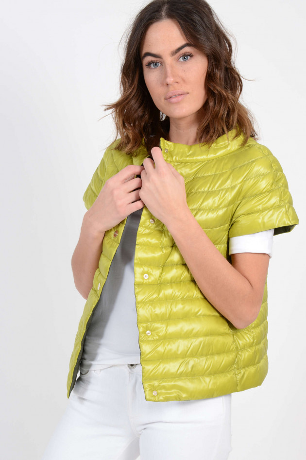 Herno Wendegilet in Oliv/Gelb