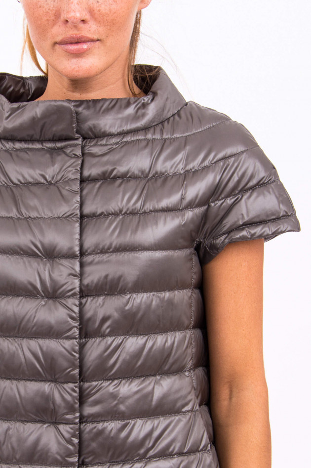 Herno Kurzarm-Gilet in Graphit