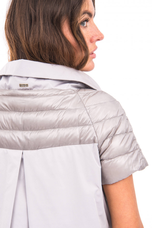 Herno Daunengilet mit Schluppe in Silber