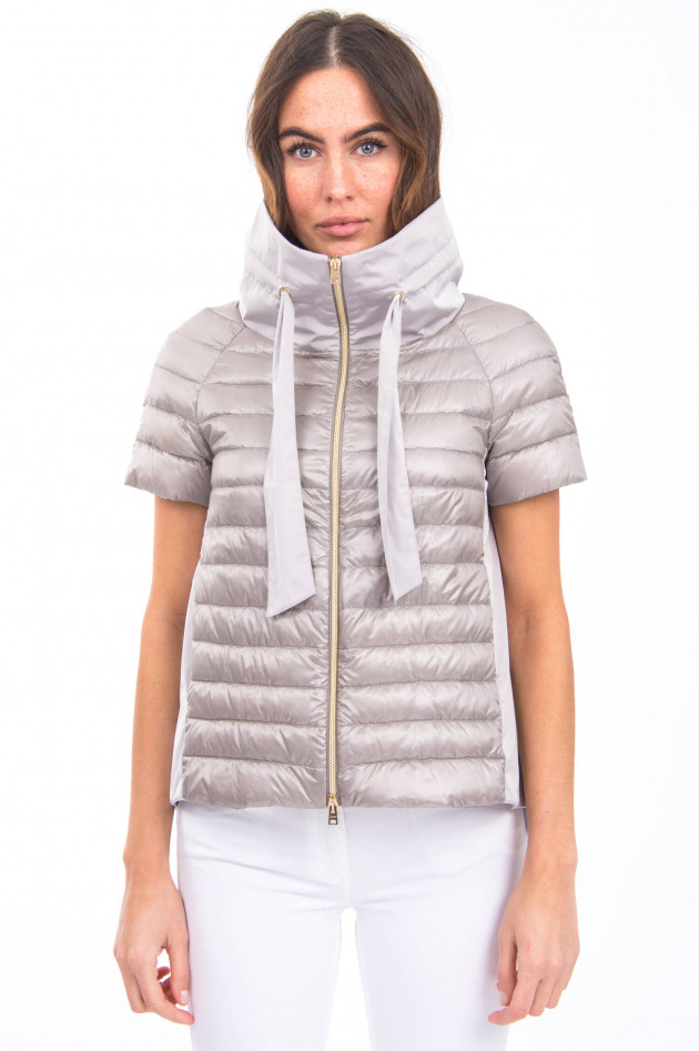 Herno Daunengilet mit Schluppe in Silber