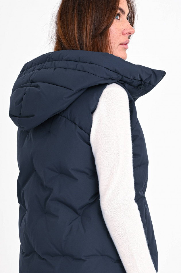 Herno Goretex Steppweste in Navy