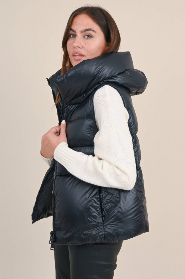 Herno Lightweight Daunengilet in Schwarz