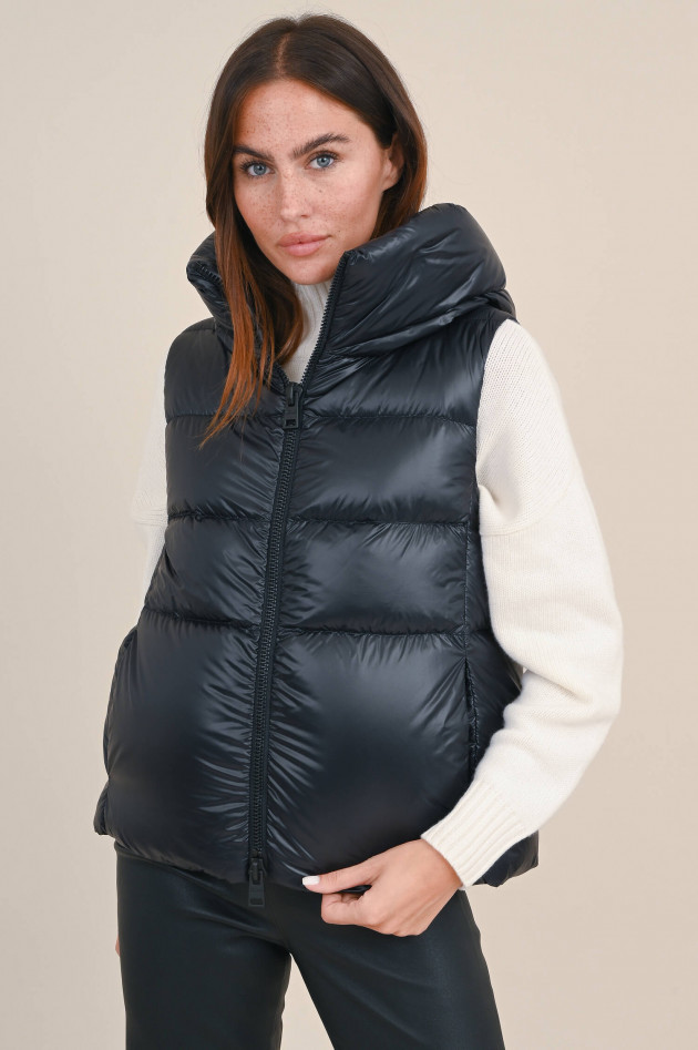 Herno Lightweight Daunengilet in Schwarz