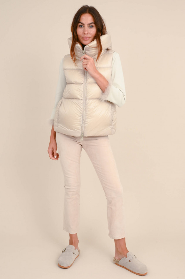 Herno ihtweight Daunengilet in Beige