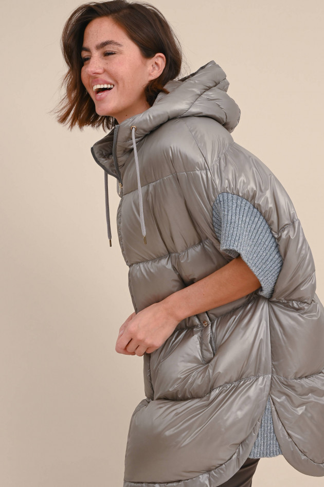 Herno Ultralight Cape Weste in Grau
