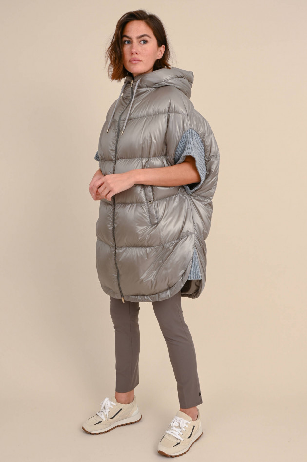 Herno Ultralight Cape Weste in Grau