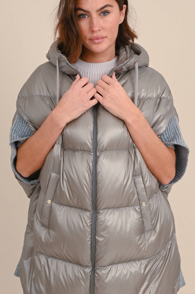Herno Ultralight Cape Weste in Grau