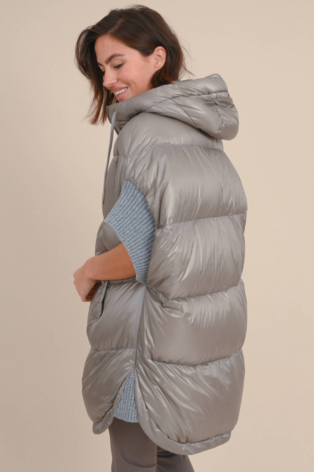 Herno Ultralight Cape Weste in Grau
