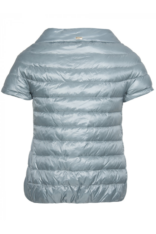 Herno Kurzarmjacke mit Daunen in Stahlblau
