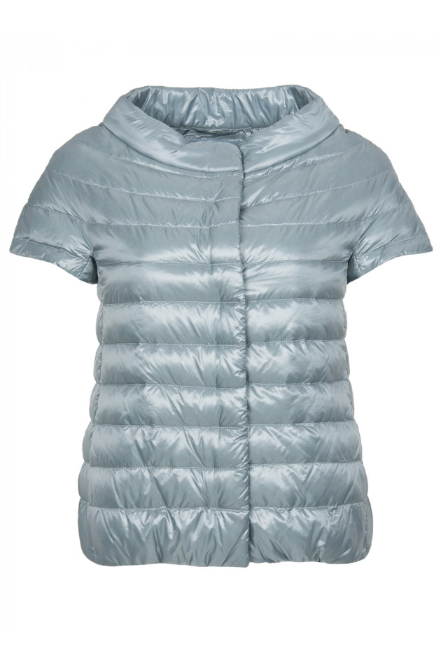 Herno Kurzarmjacke mit Daunen in Stahlblau