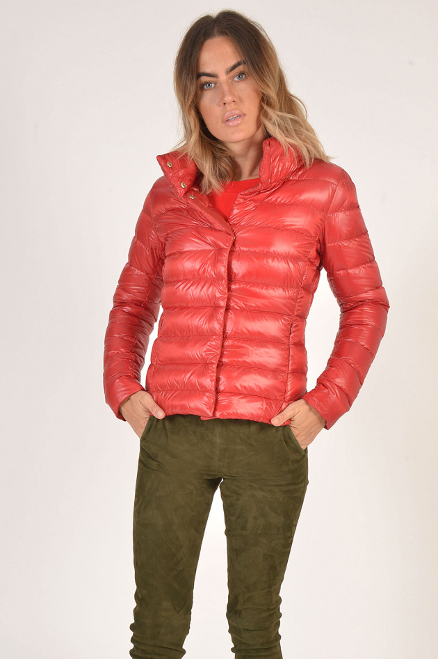 Herno Leichtdaunenjacke in Rot